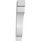 Ekena Millwork 3-in. W x 18-in. D x 18-in. H Copenhagen Architectural Grade PVC Knee Brace BRCP03X18X18CHG - alternate 3